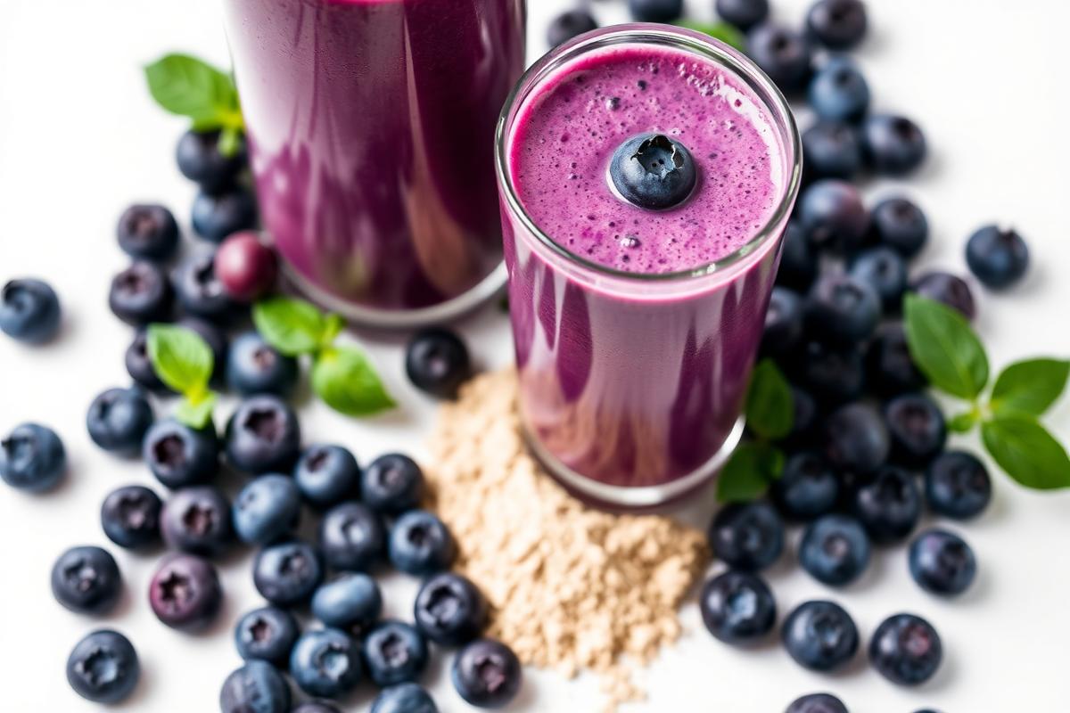 Blueberry Protein Smoothie